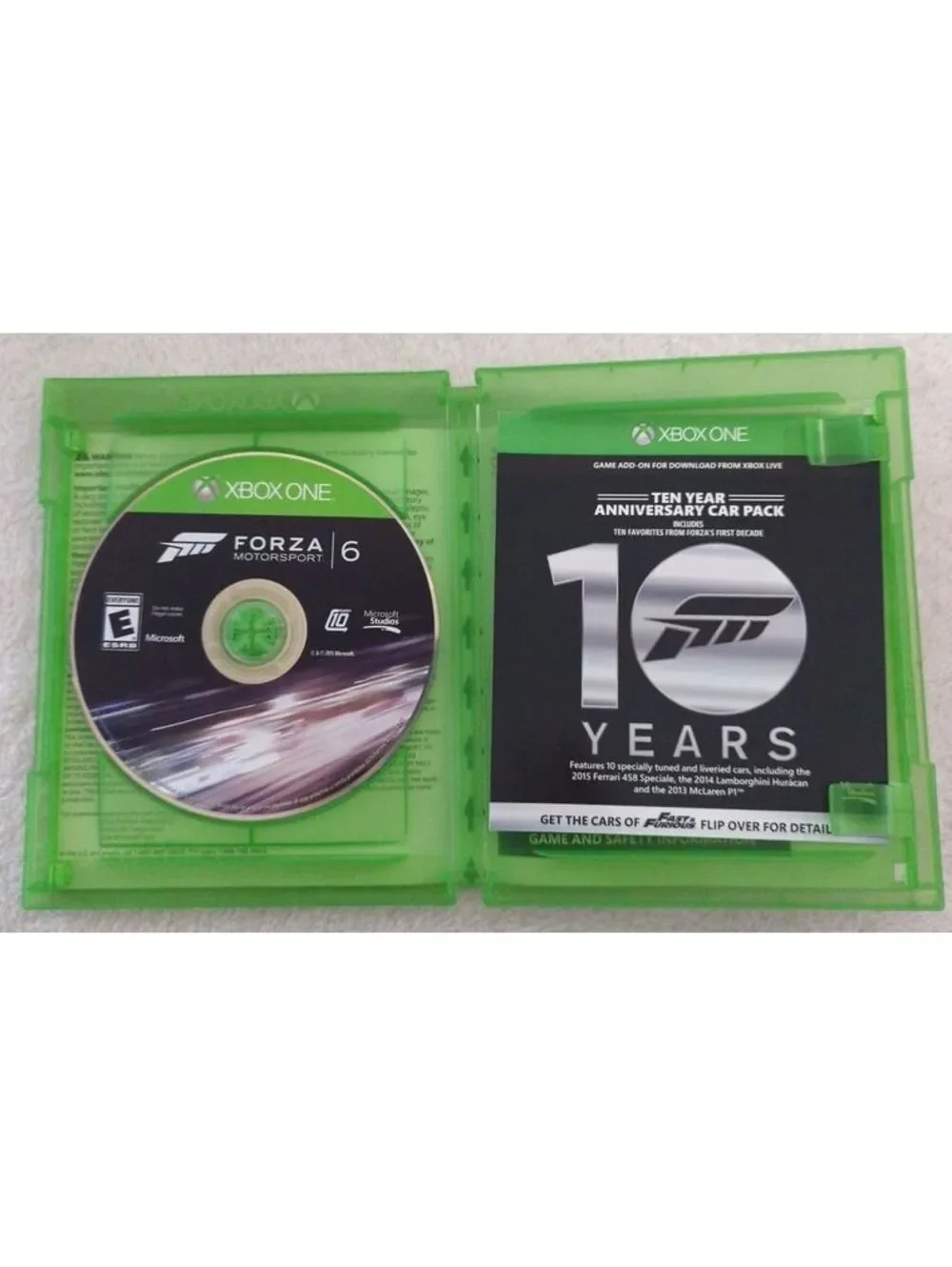 Forza Motorsport 6 Ten Year Anniversary Edition Xbox One Game